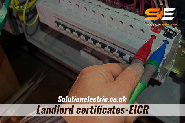 Landlord certificates EICR